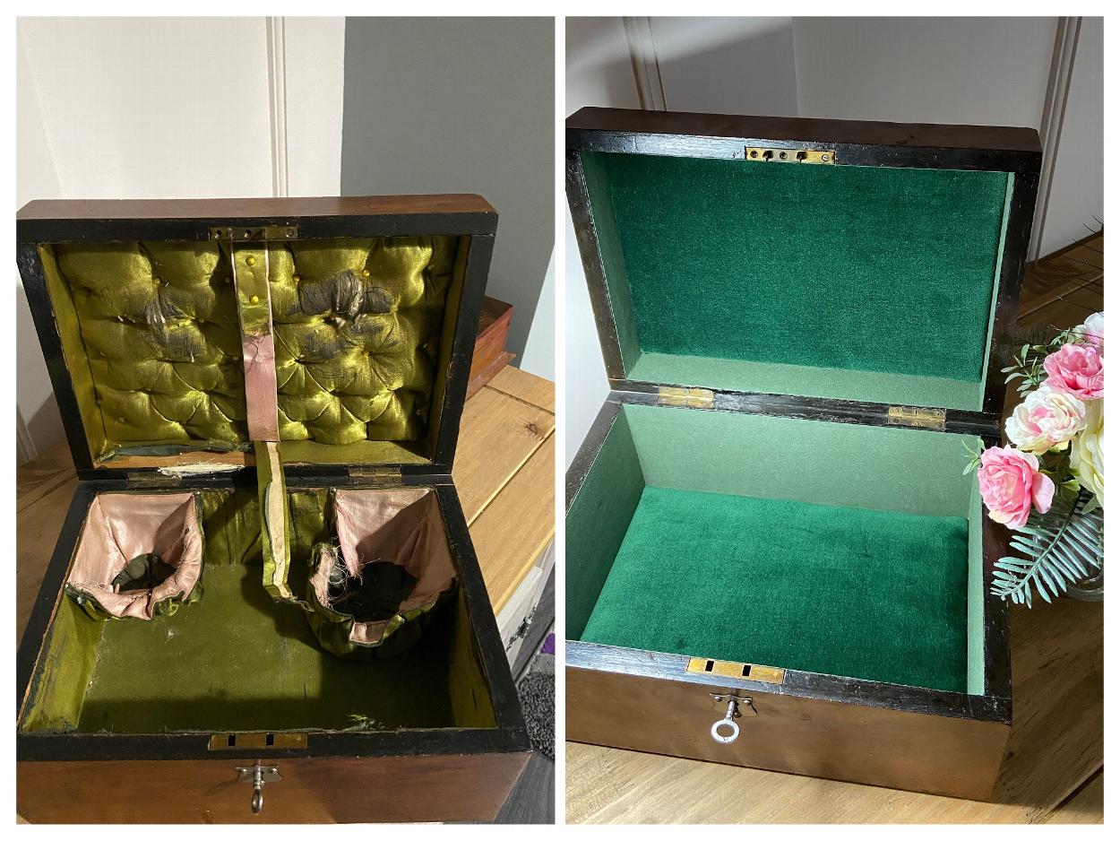 Interior Refurbishment of Victorian Jewellery Box