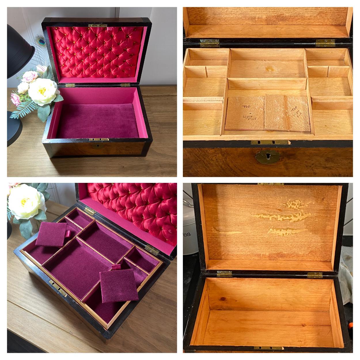 Antique Jewellery Box Refurbishment